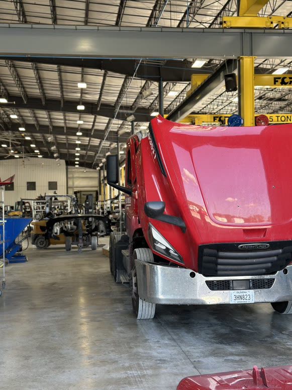Cab and body work